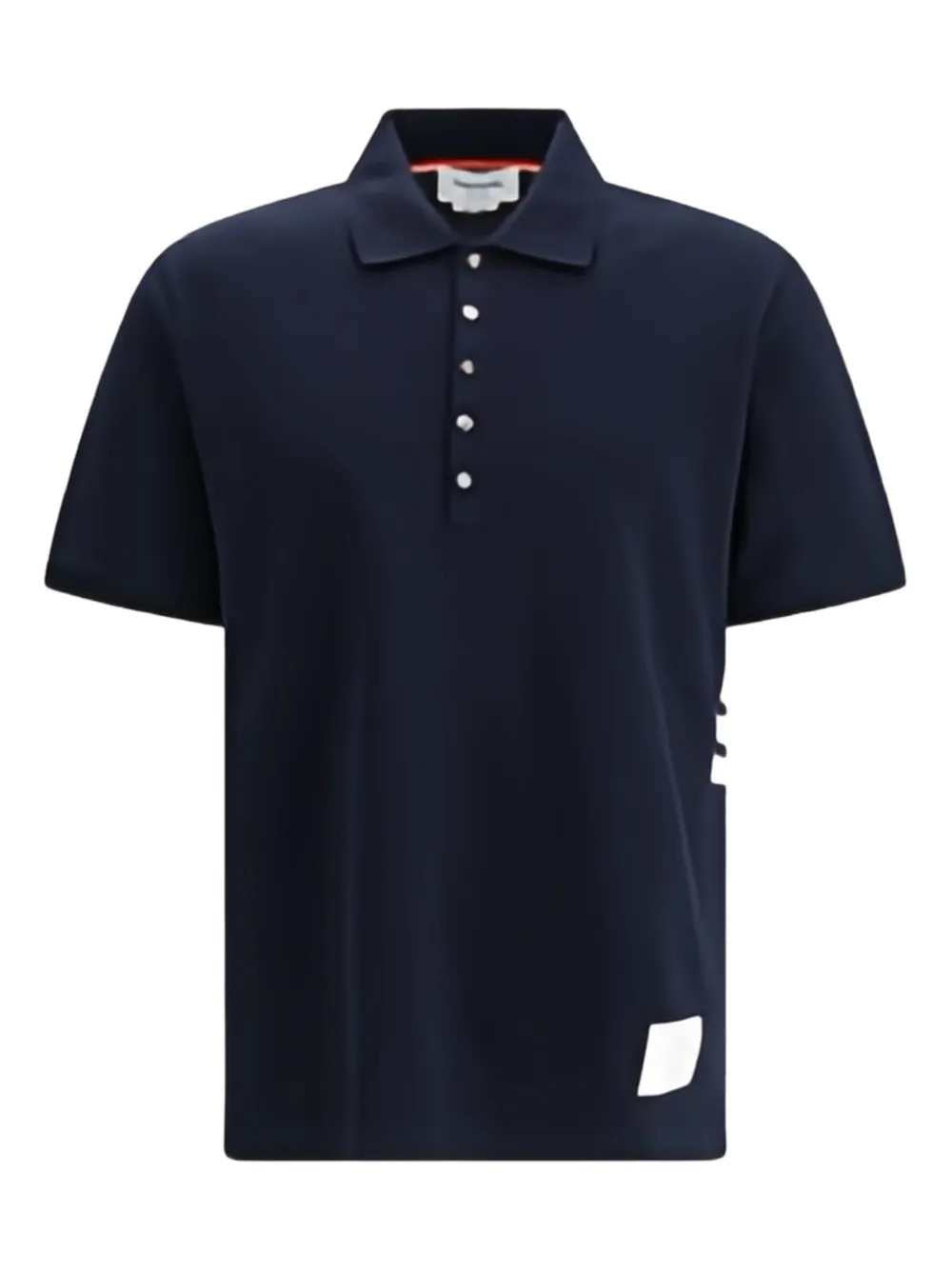 Thom Browne Men Striped-Detail Polo Shirt THOM BROWNE