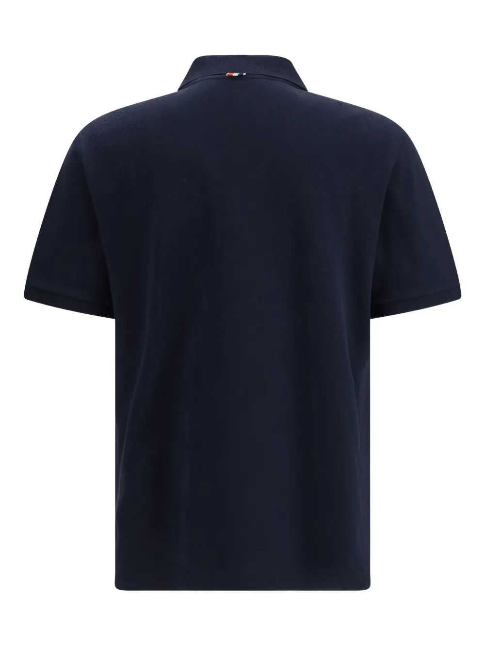 Thom Browne Men Striped-Detail Polo Shirt THOM BROWNE