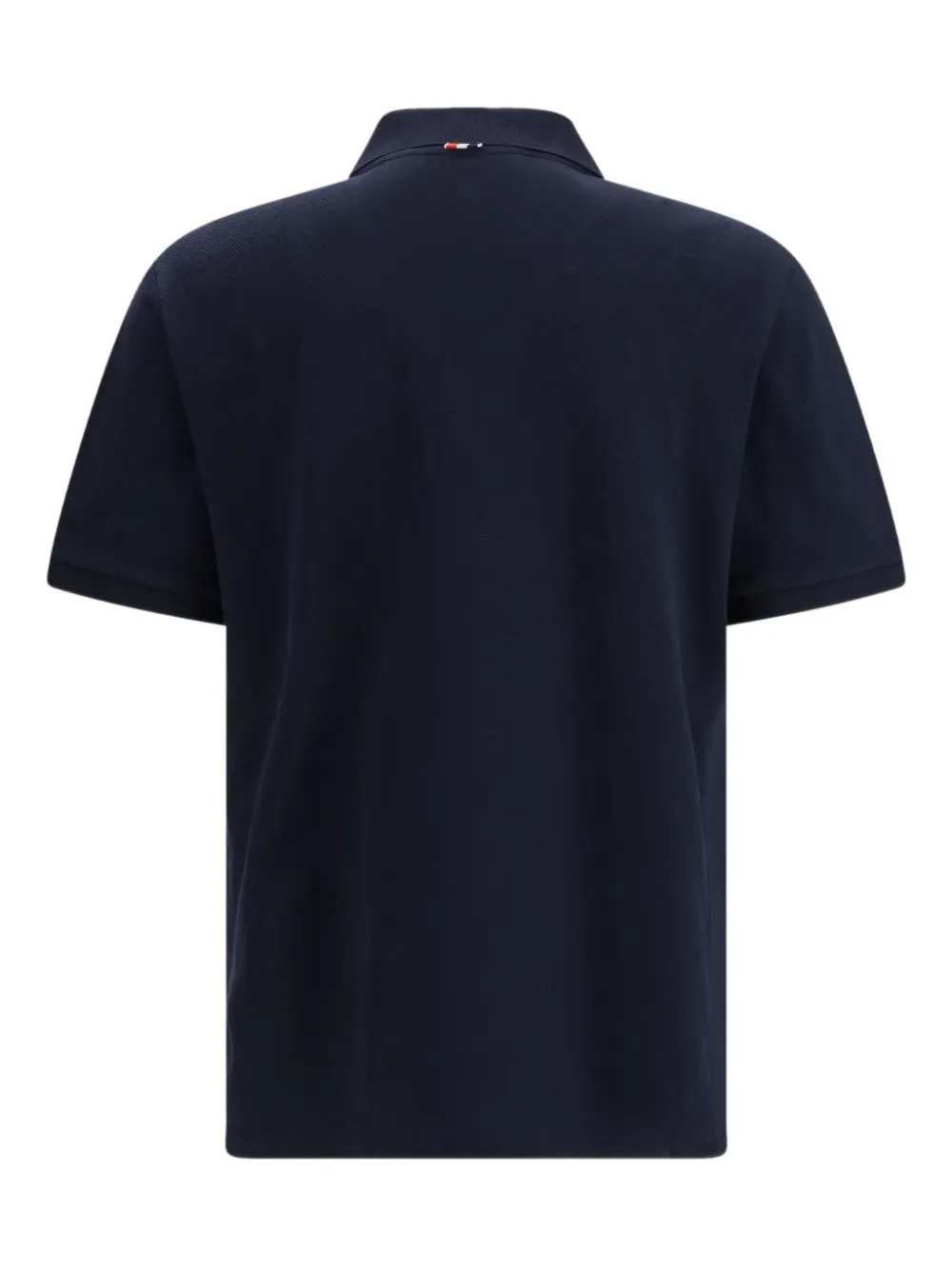 Thom Browne Men Striped-Detail Polo Shirt THOM BROWNE