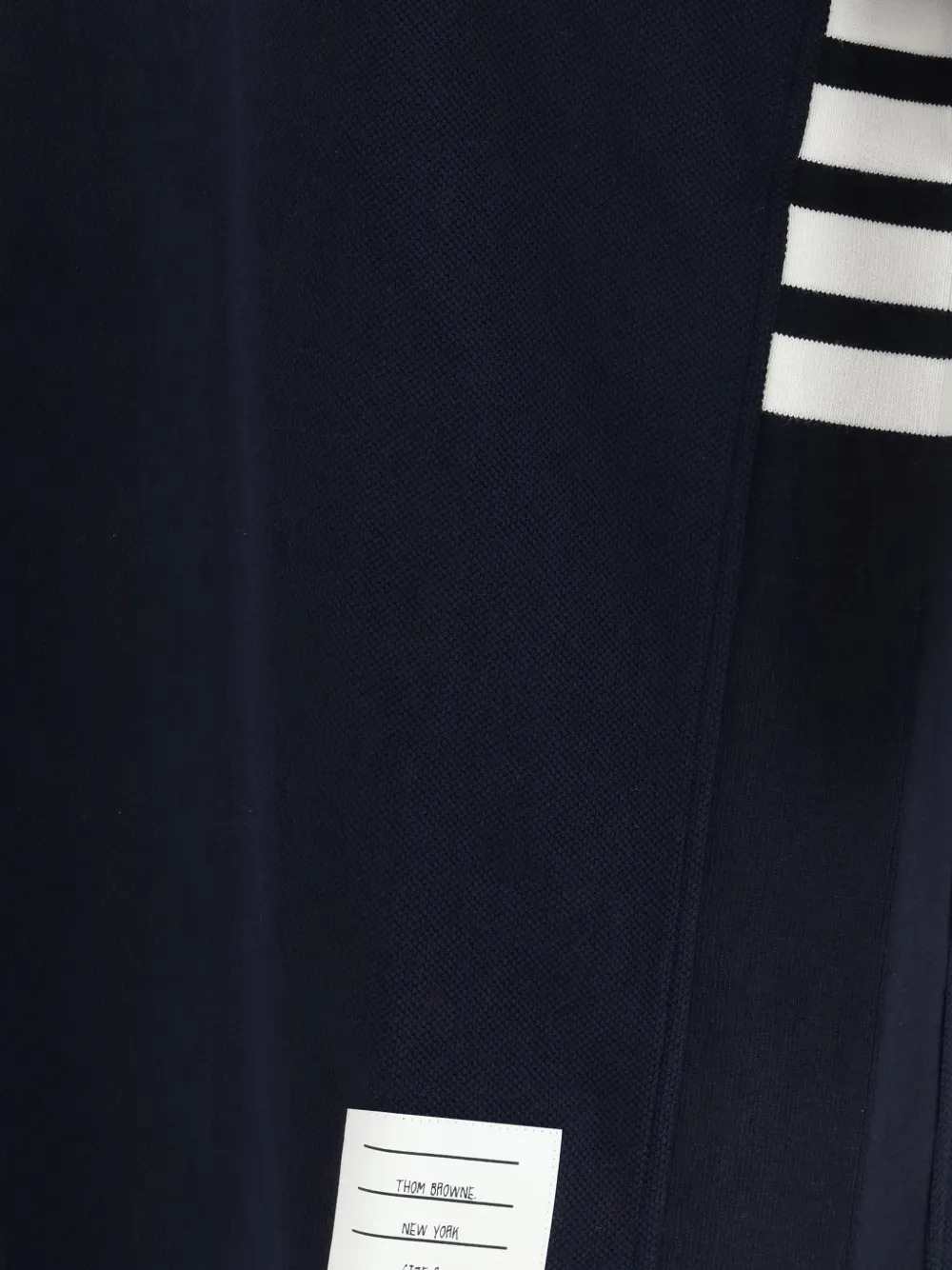 Thom Browne Men Striped-Detail Polo Shirt THOM BROWNE