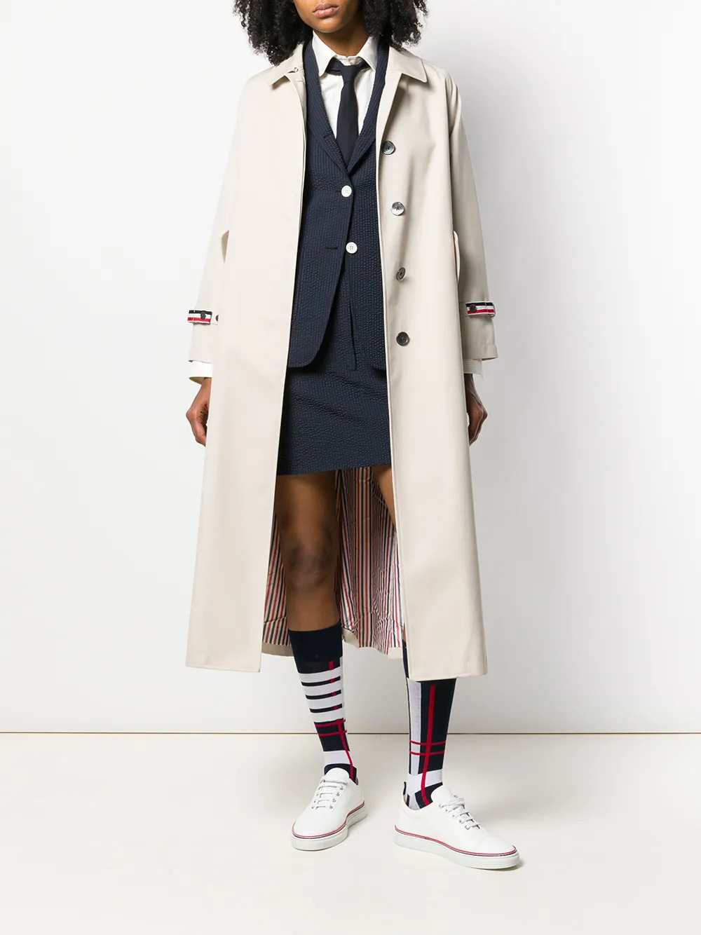 Thom Browne Women Waterproof Trench Coat THOM BROWNE
