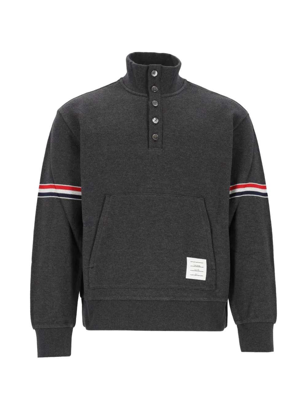 Thom Browne Men Button-Detail Striped Sweater THOM BROWNE