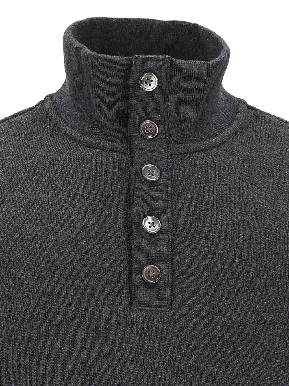 Thom Browne Men Button-Detail Striped Sweater THOM BROWNE