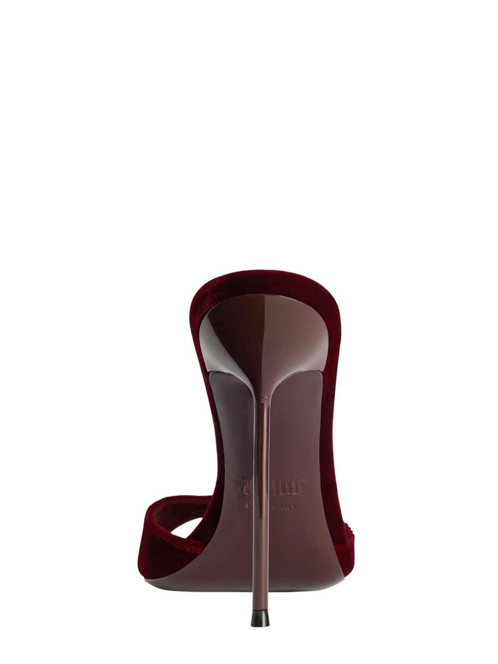 Paris Texas Women Velvet Mules With Jewel Buckle PARIS TEXAS