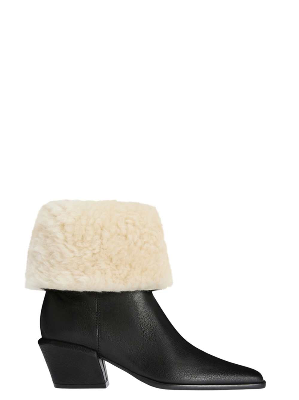 Paris Texas Women Bettina Shearling-Trimmed Ankle Boots PARIS TEXAS