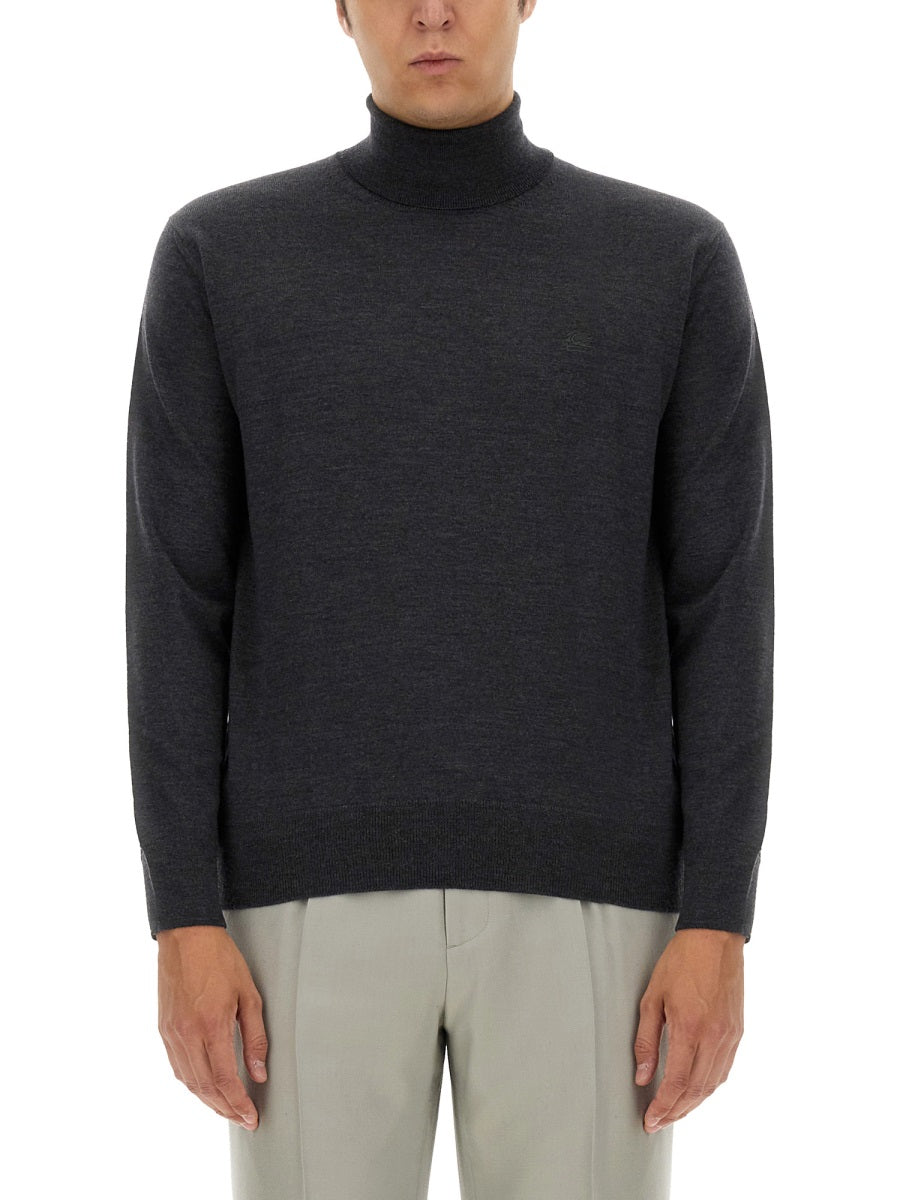 Etro Men Turtleneck With Embroidery ETRO