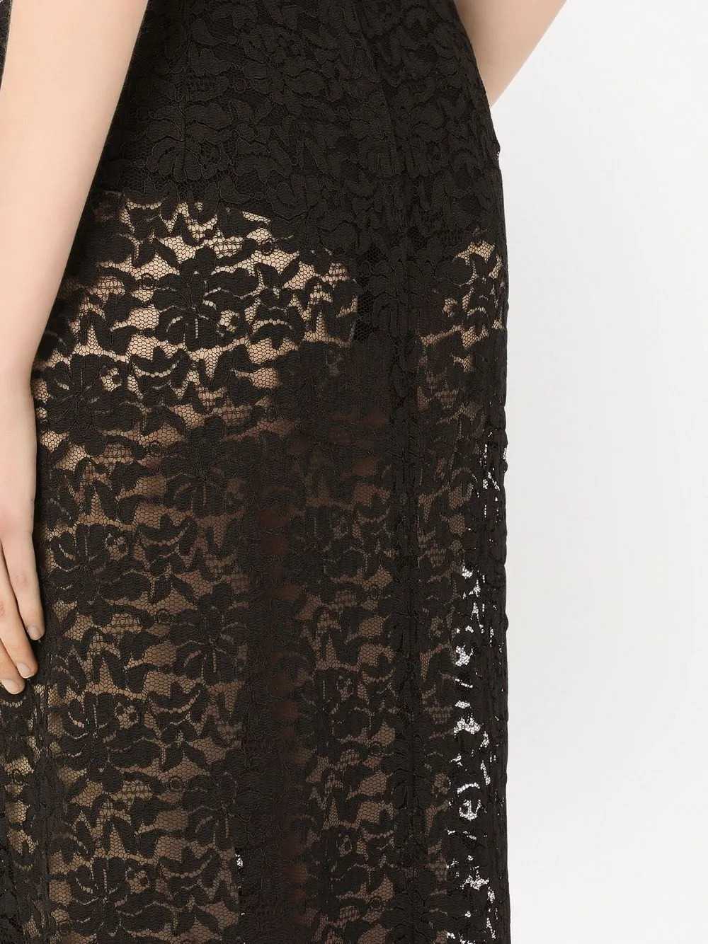 Dolce & Gabbana Women Floral Lace Midi Skirt DOLCE & GABBANA