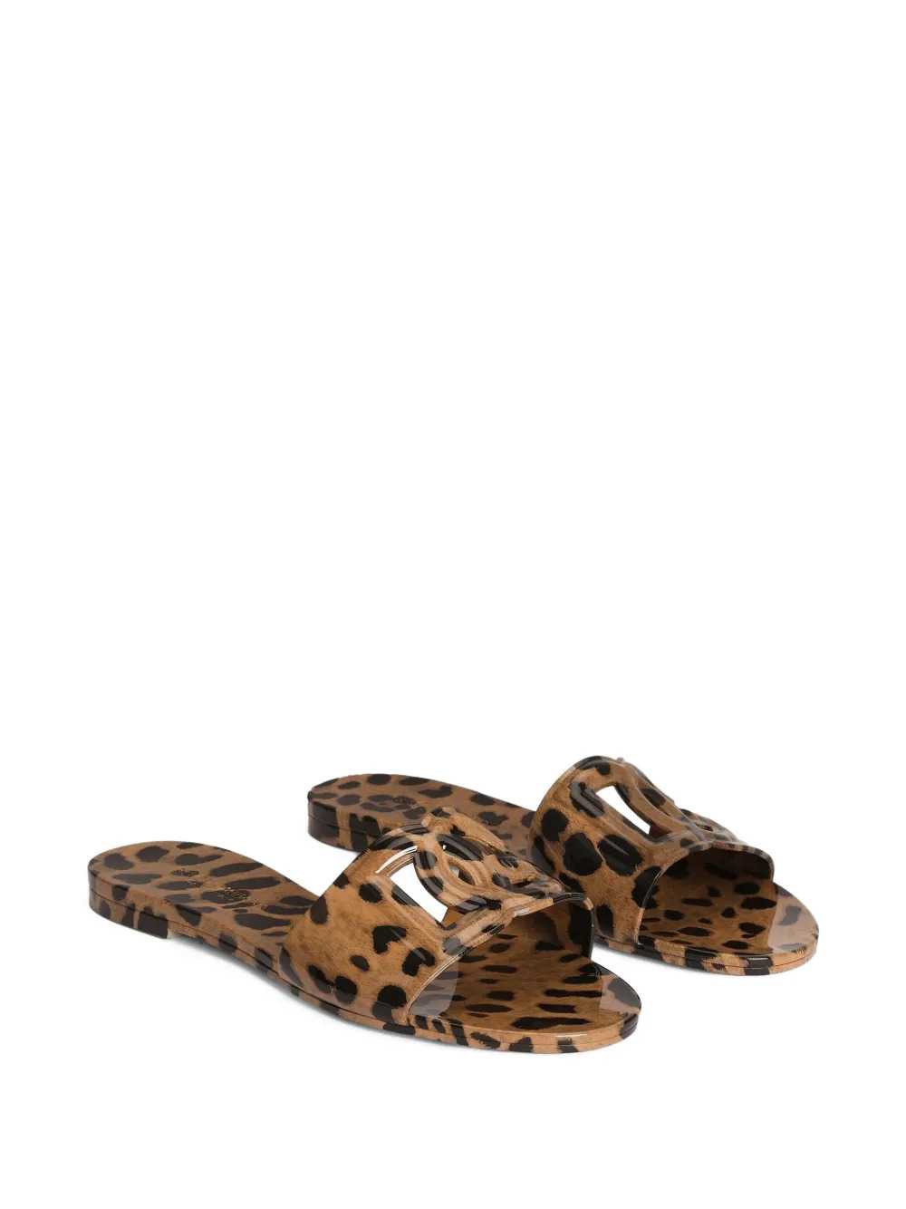 Dolce & Gabbana Women Printed Rubber Slide Sandals DOLCE & GABBANA