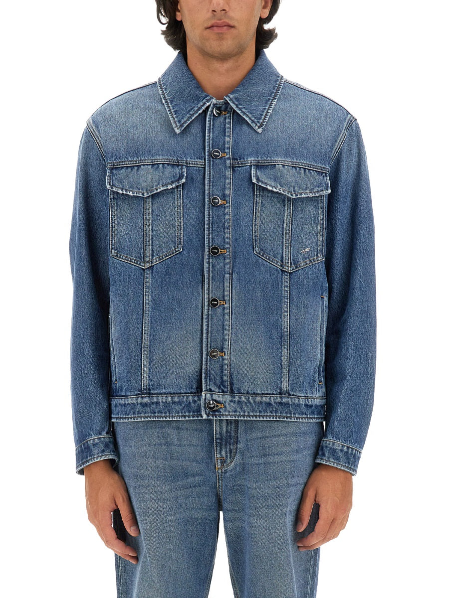 Fendi Men Denim Jacket FENDI