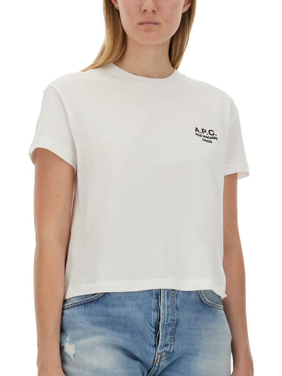 A.P.C. Women T-Shirt Con Logo A.P.C.