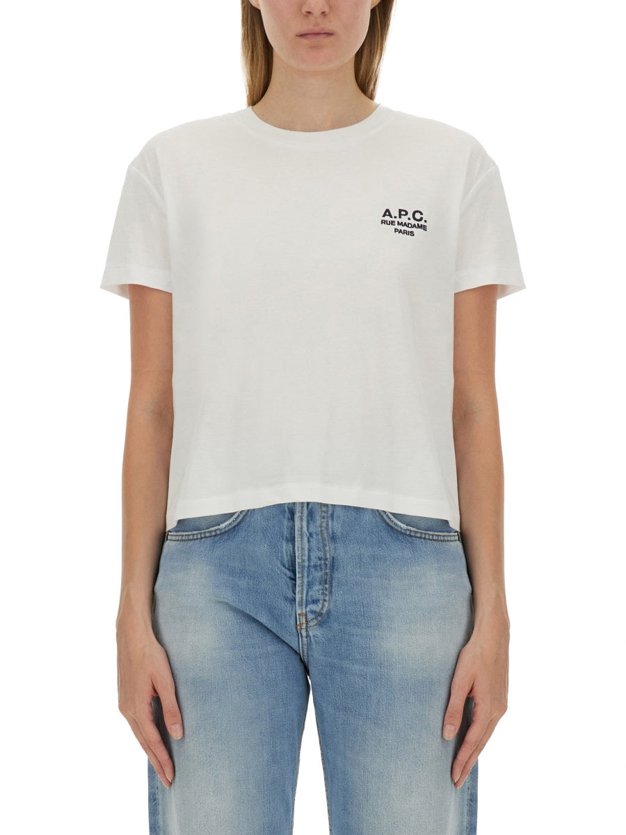 A.P.C. Women T-Shirt Con Logo A.P.C.