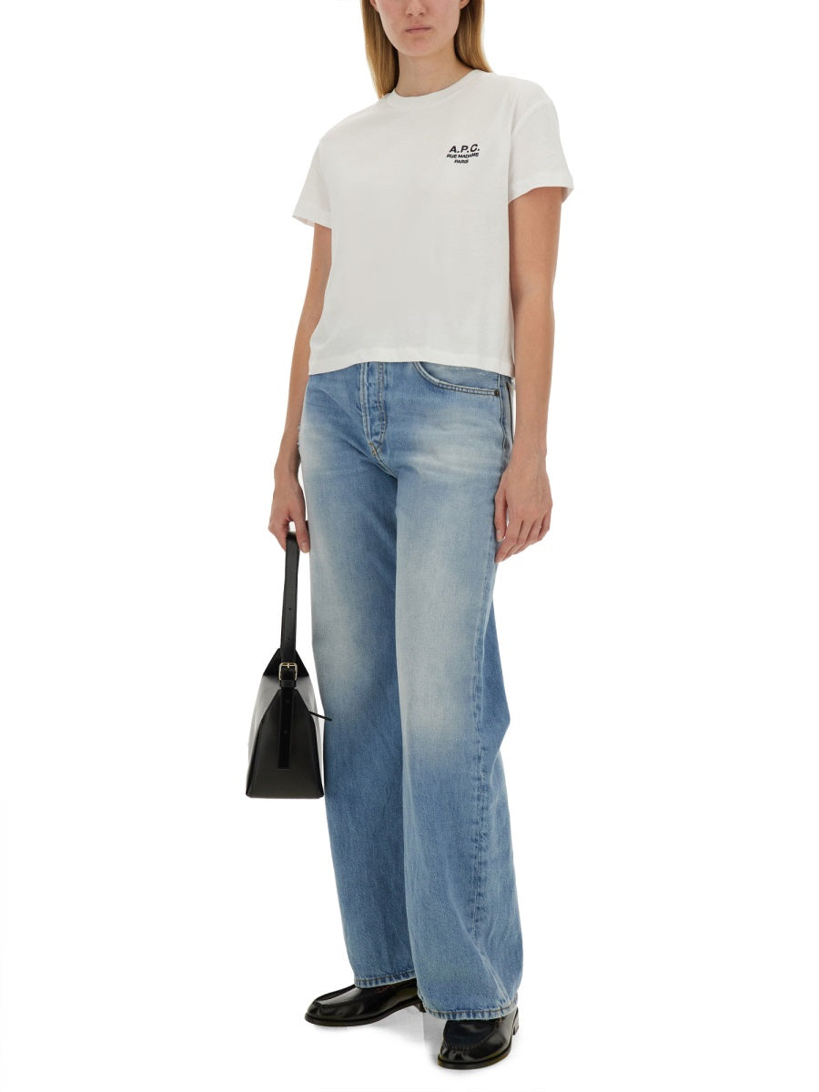 A.P.C. Women T-Shirt Con Logo A.P.C.