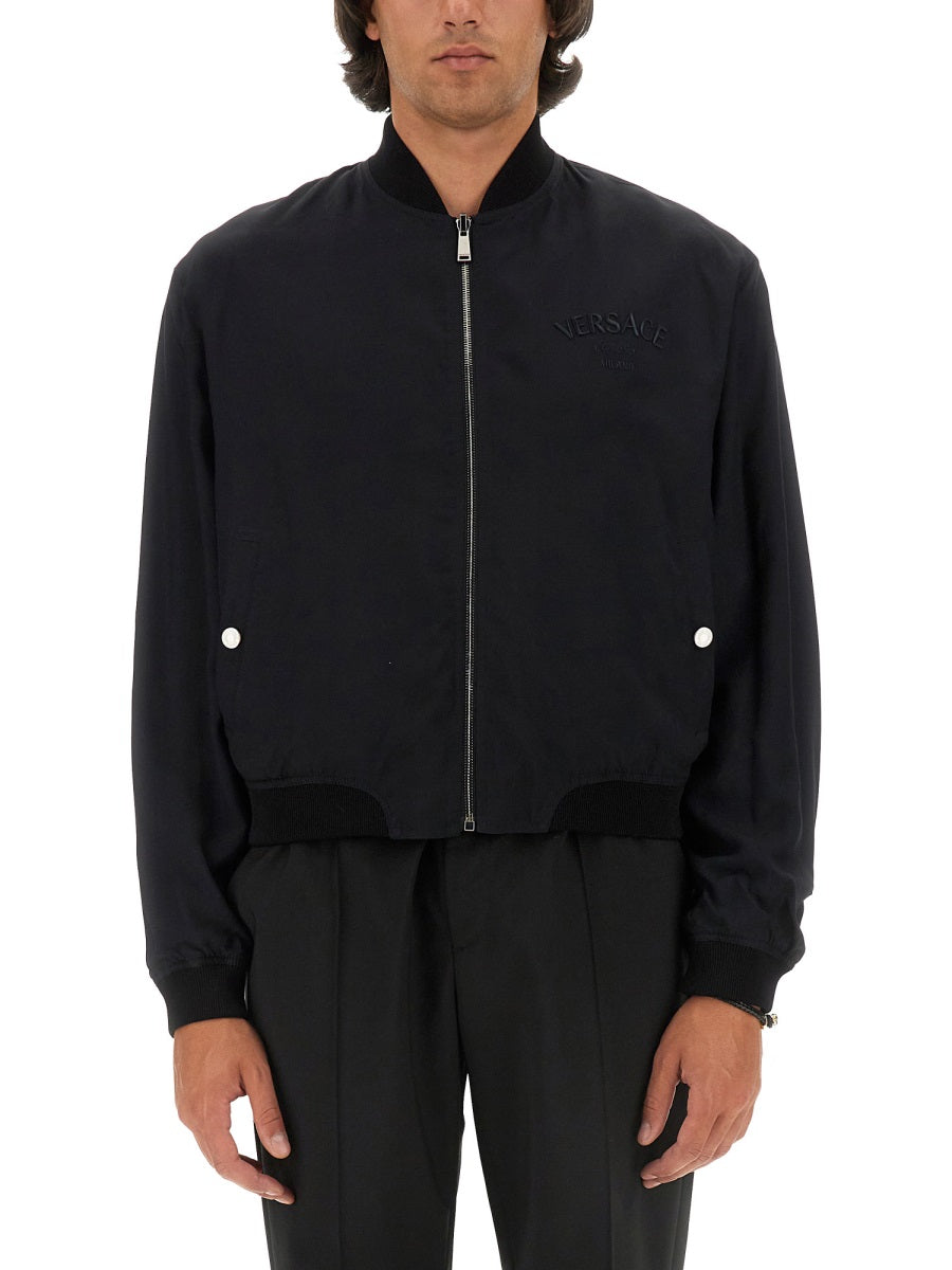 Versace Men Reversible Baroque Sea Jacket VERSACE