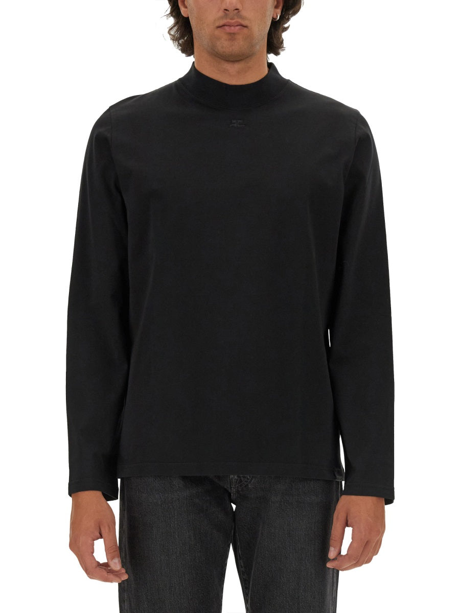 Courreges Men T-Shirt With Logo COURREGES