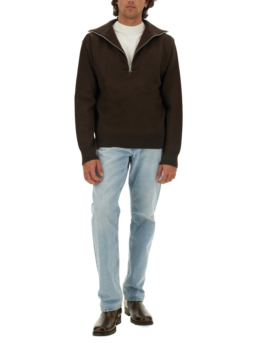 Courreges Men Knitted Polo. COURREGES