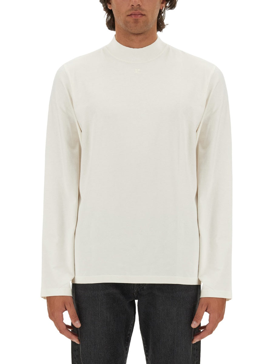 Courreges Men T-Shirt With Logo COURREGES