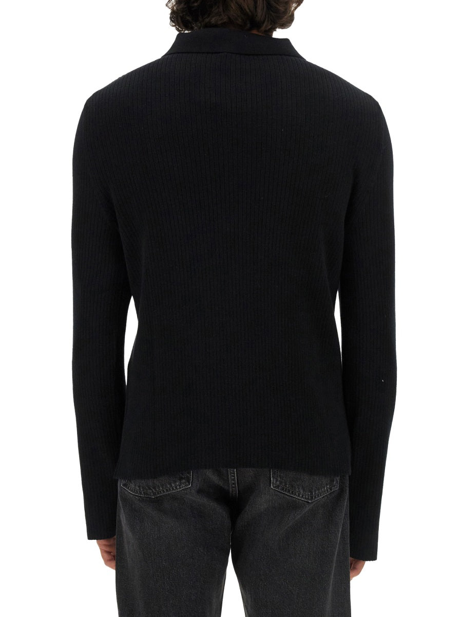 Courreges Men Polo With Logo COURREGES