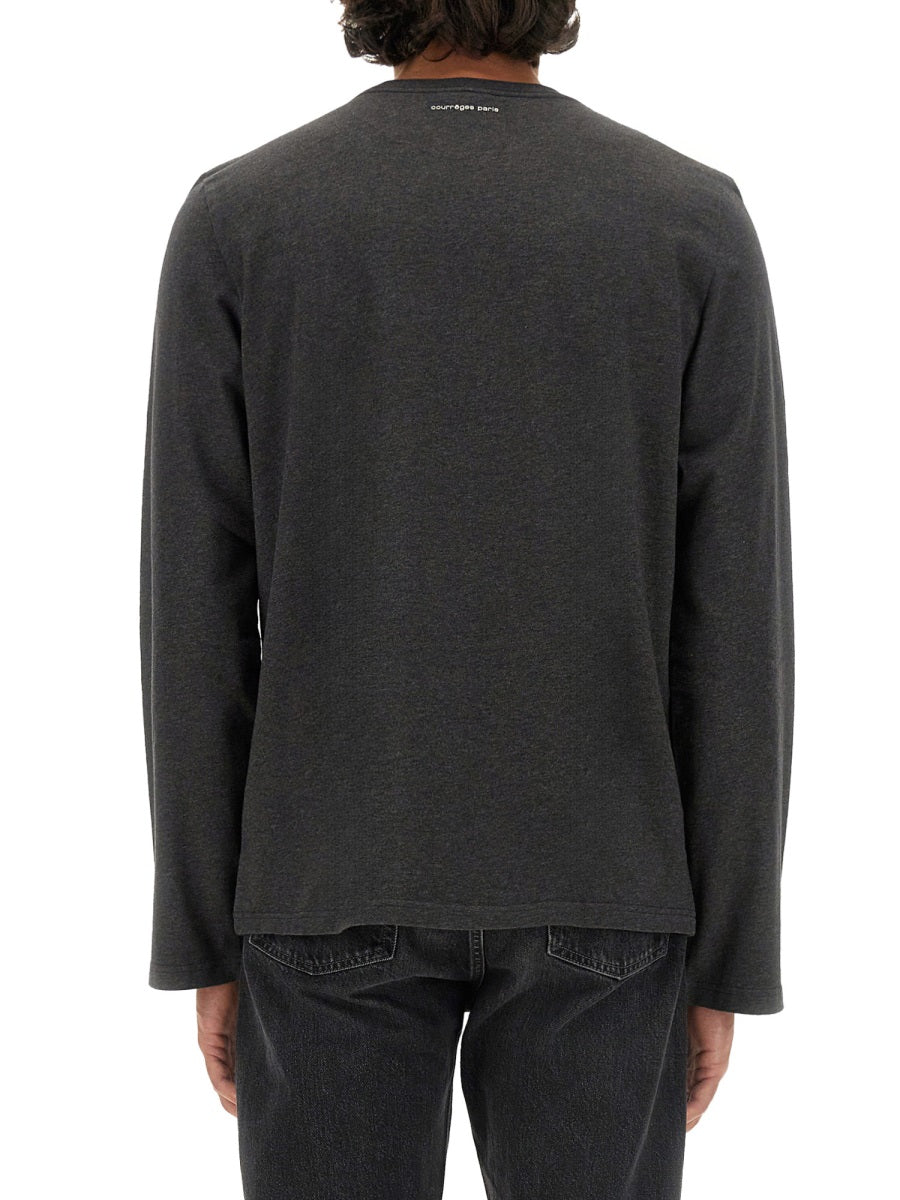 Courreges Men T-Shirt With Logo COURREGES
