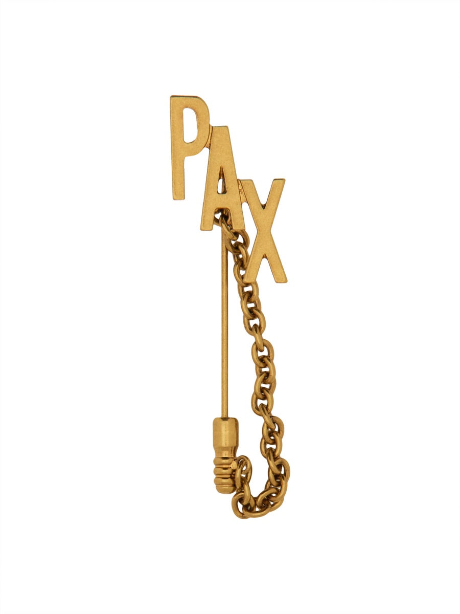 Moschino Women Brooch With Chain Pax MOSCHINO
