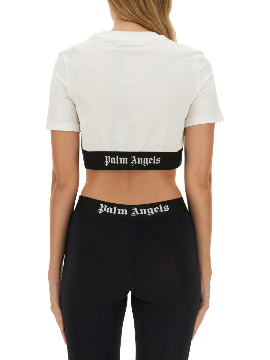 Palm Angels Women T-Shirt With Logo PALM ANGELS