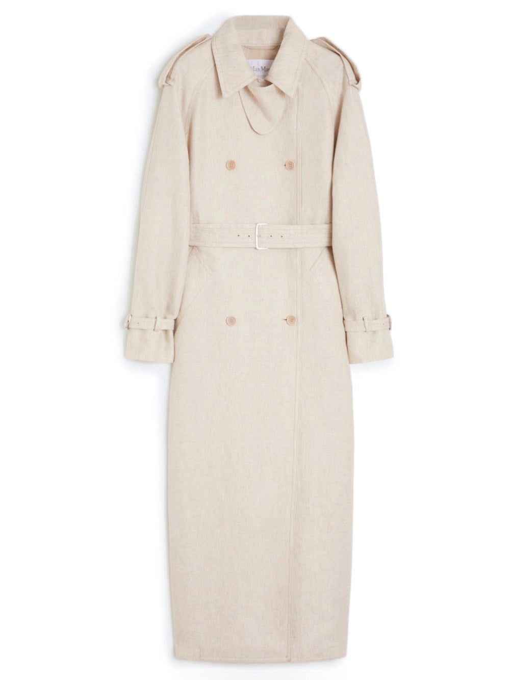 Max Mara Women Linen Trench MAX MARA