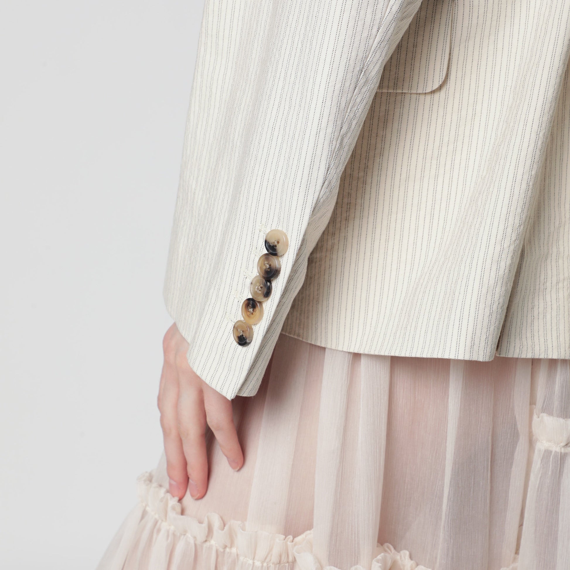 Dries Van Noten Ã‰Cru Oversized Double-Breasted Jacket By Dries Van Noten Women DRIES VAN NOTEN