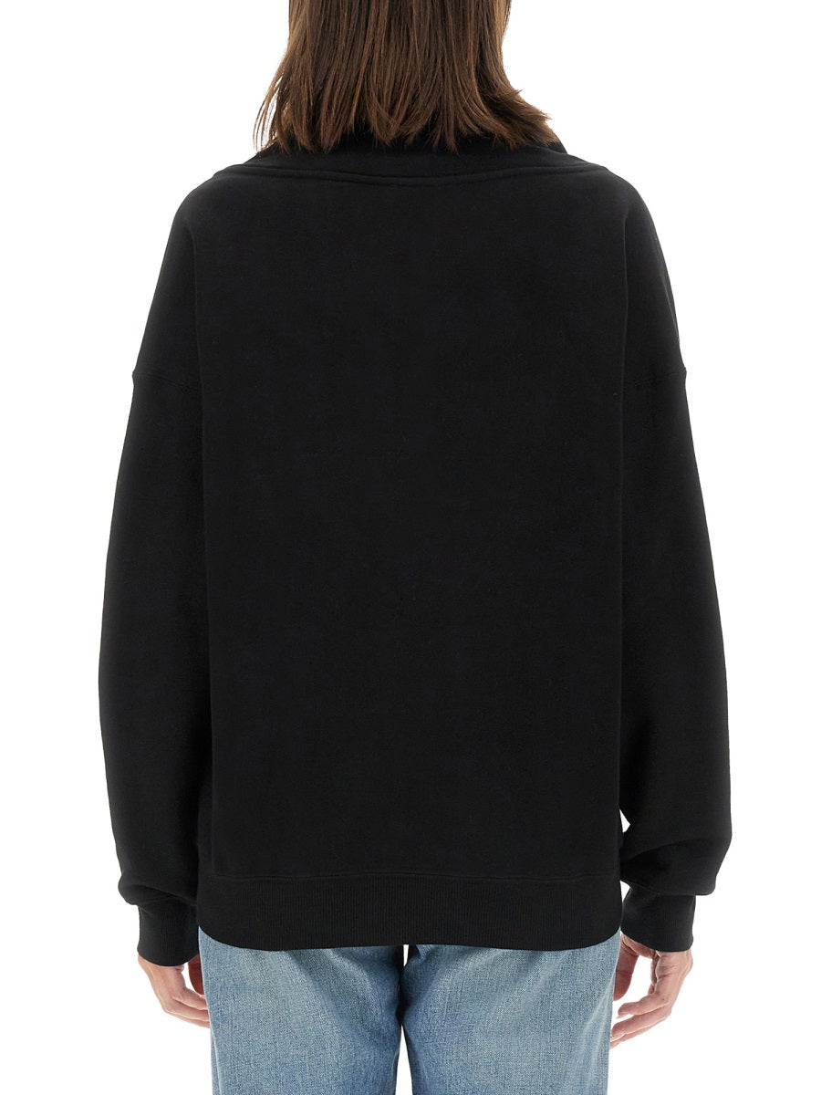 Saint Laurent Women V-Neck Sweatshirt SAINT LAURENT