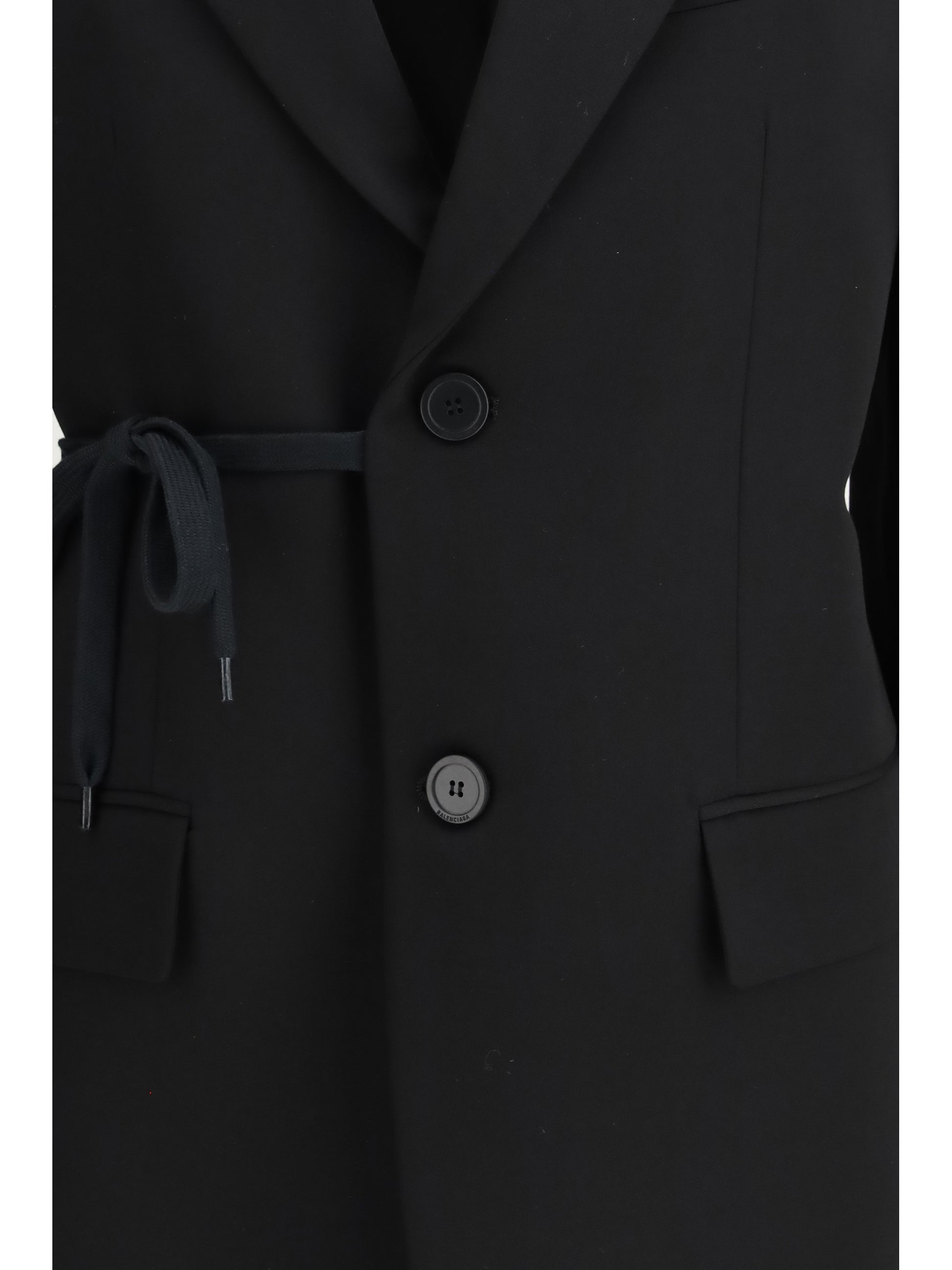 Balenciaga Women Barathea Wool Tailored Jacket BALENCIAGA