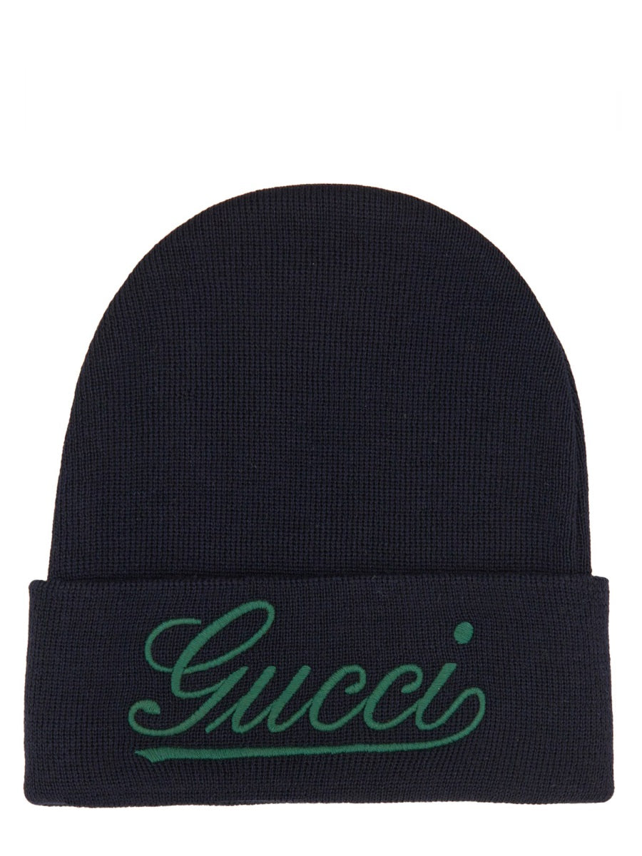 Gucci Men Hat With Gucci Embroidery GUCCI
