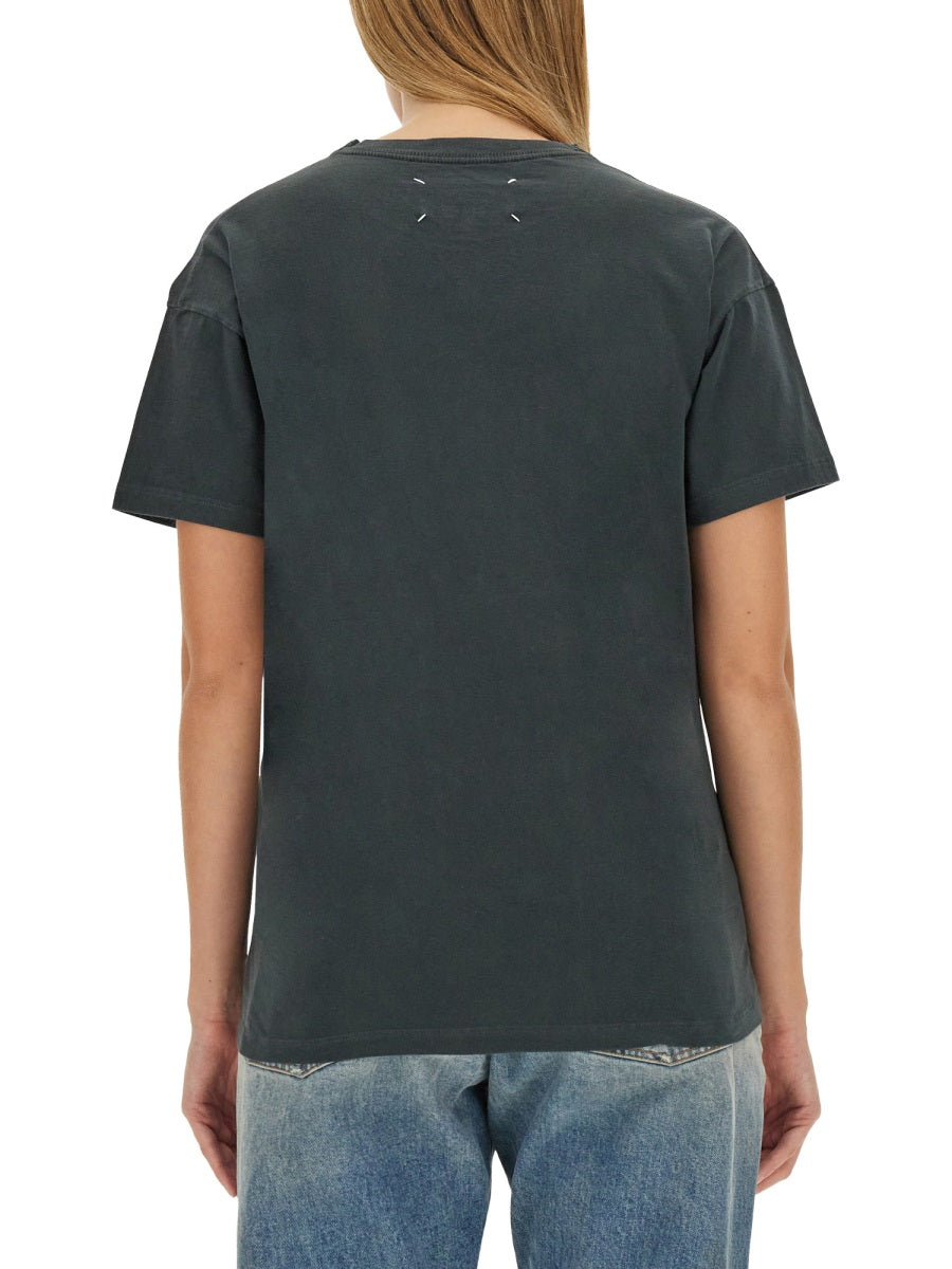 Maison Margiela Women T-Shirt With Logo MAISON MARGIELA