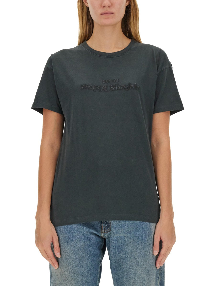 Maison Margiela Women T-Shirt With Logo MAISON MARGIELA