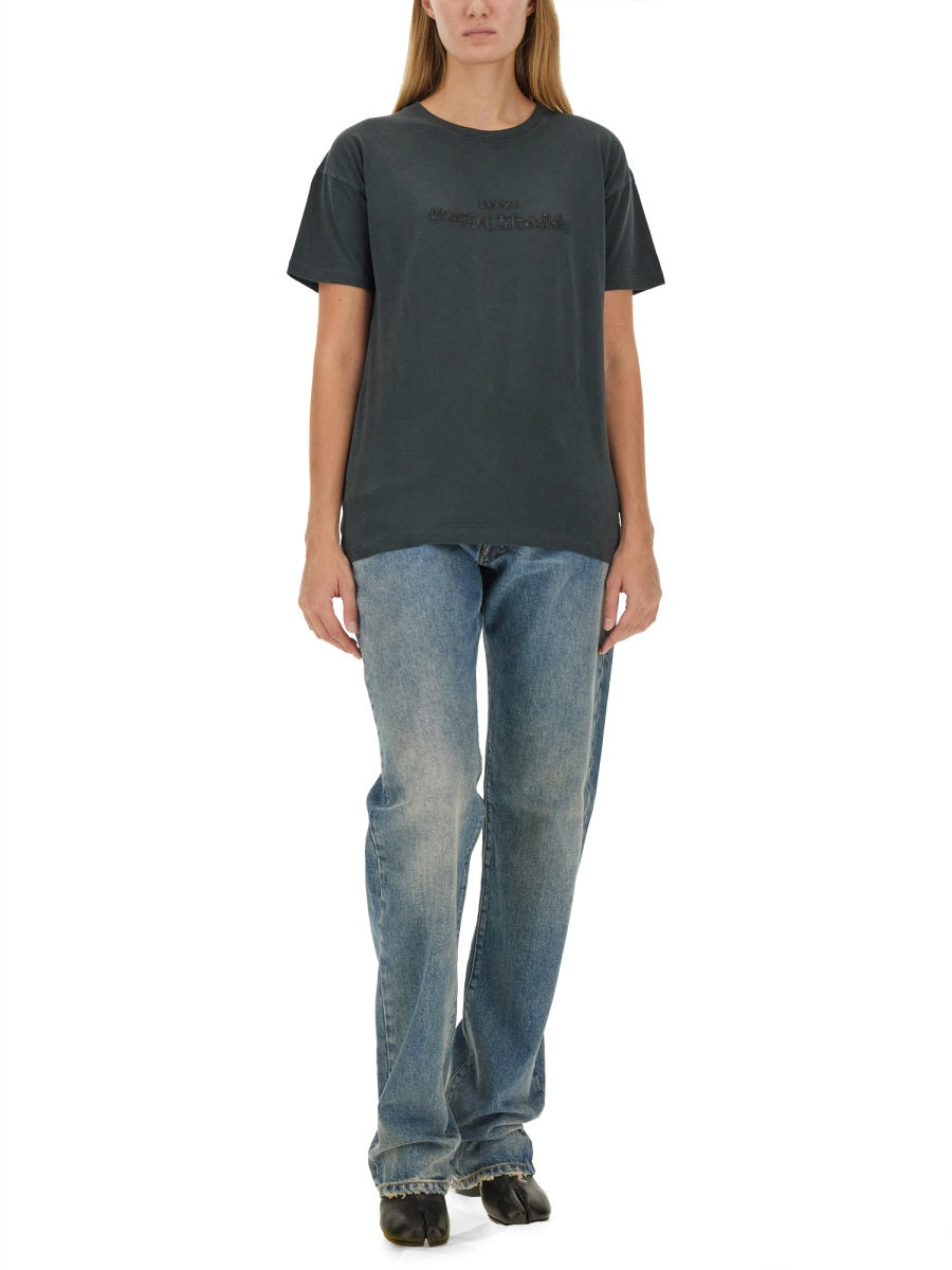 Maison Margiela Women T-Shirt With Logo MAISON MARGIELA