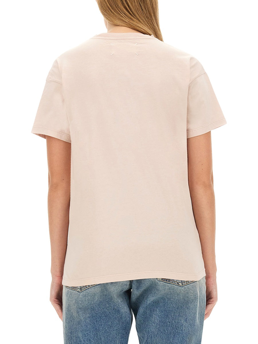 Maison Margiela Women T-Shirt With Logo MAISON MARGIELA