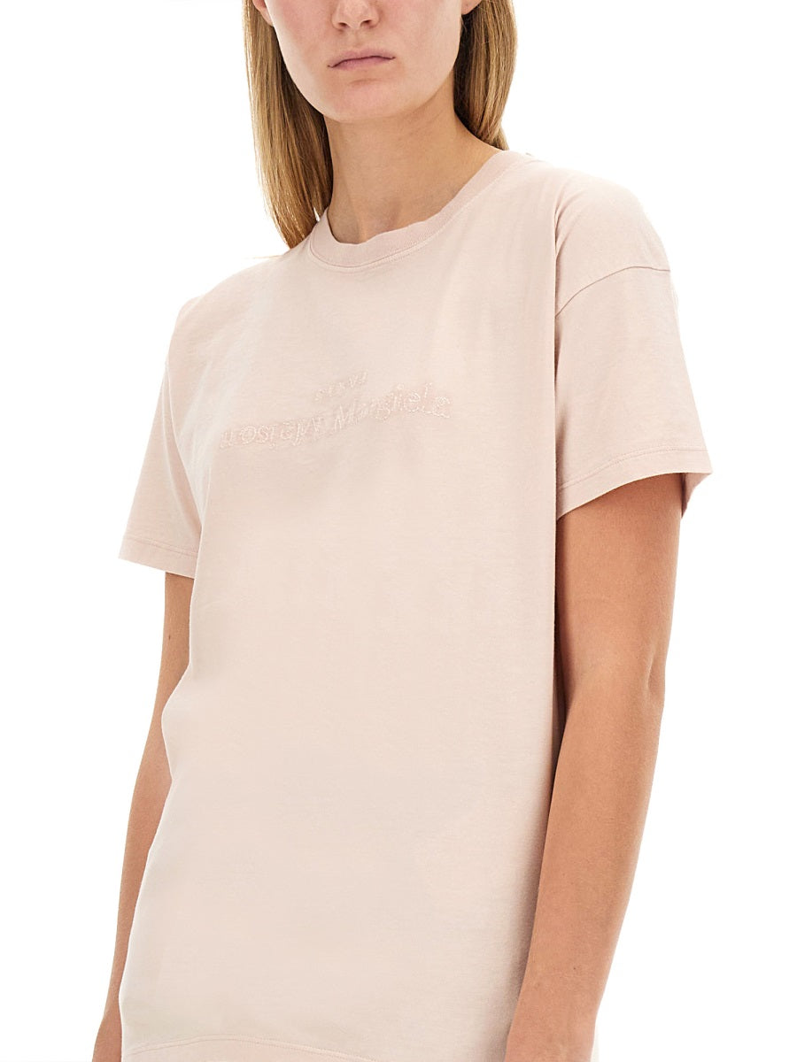 Maison Margiela Women T-Shirt With Logo MAISON MARGIELA