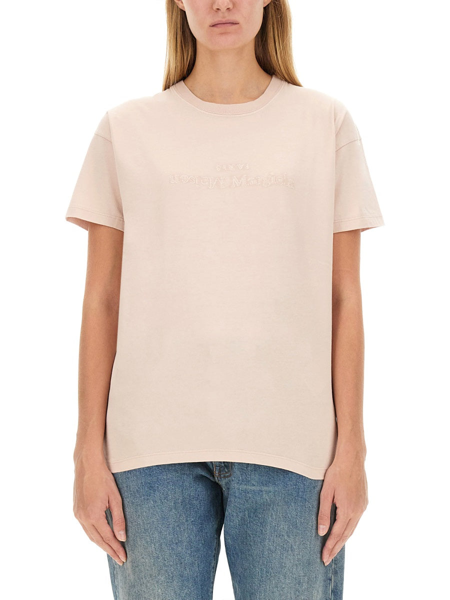 Maison Margiela Women T-Shirt With Logo MAISON MARGIELA