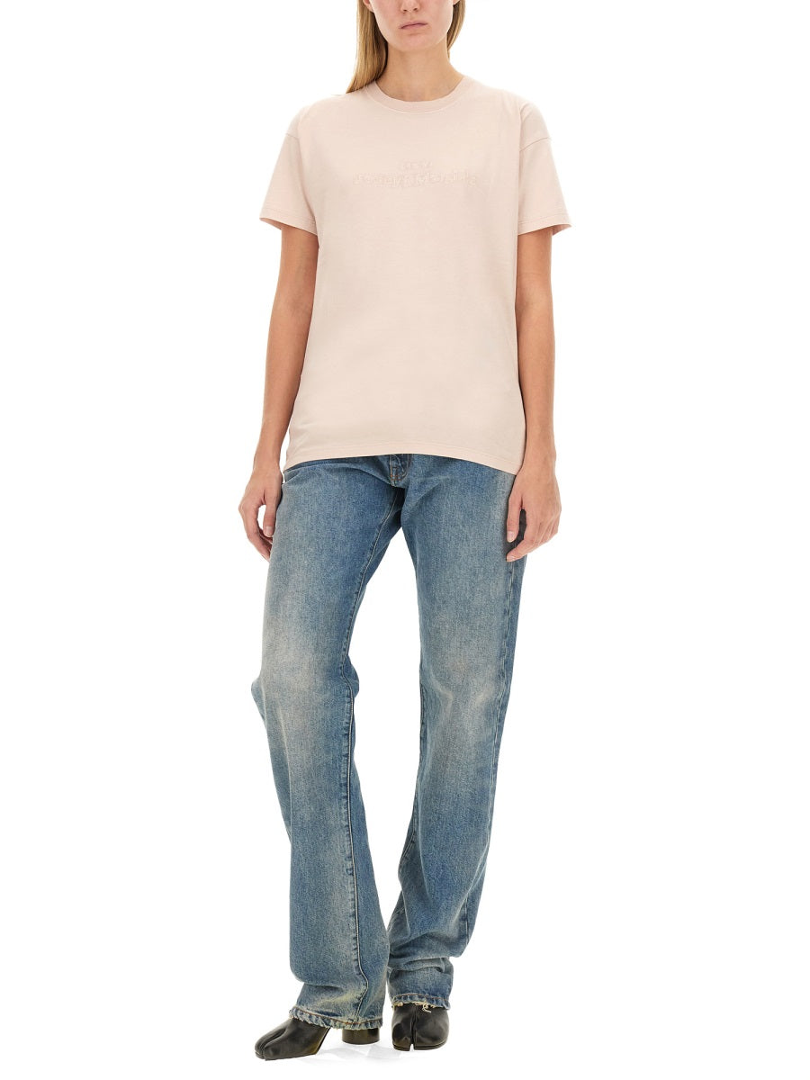 Maison Margiela Women T-Shirt With Logo MAISON MARGIELA