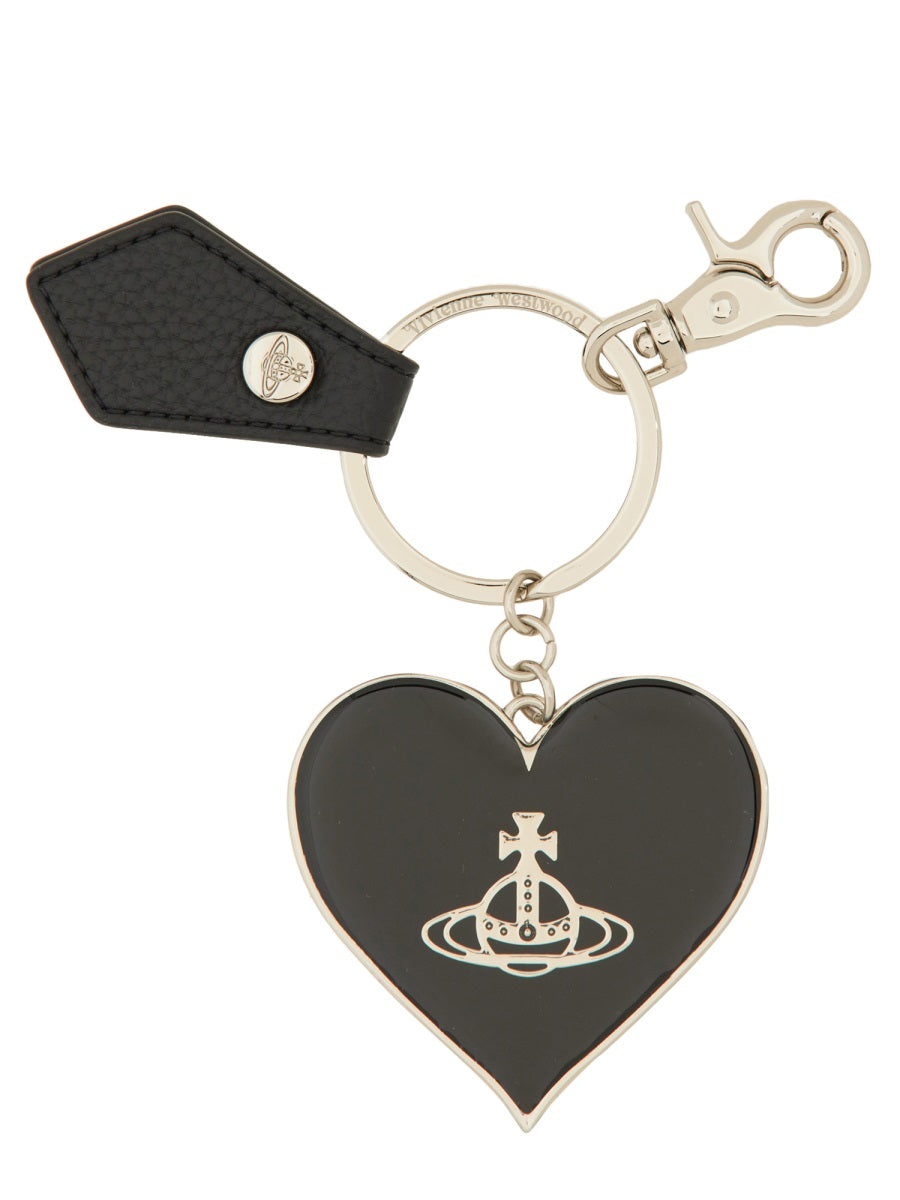 Vivienne Westwood Women "Mirror Heart" Keychain VIVIENNE WESTWOOD