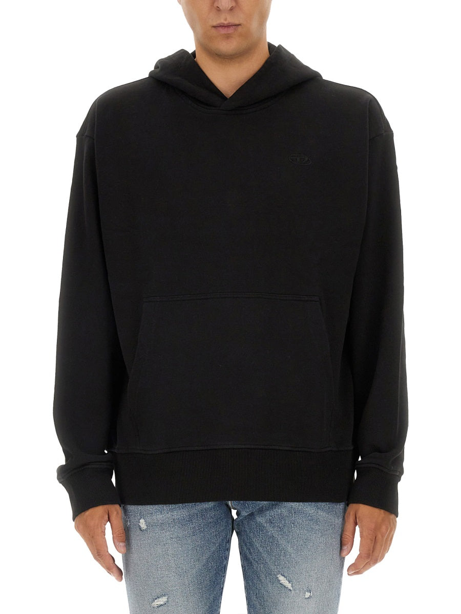 Diesel Men Felpa Con Logo DIESEL