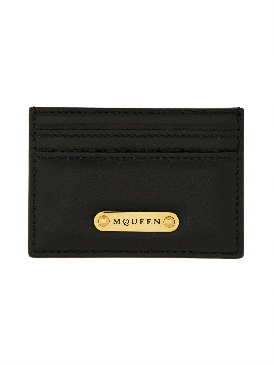 Alexander Mcqueen Women Leather Card Holder ALEXANDER MCQUEEN