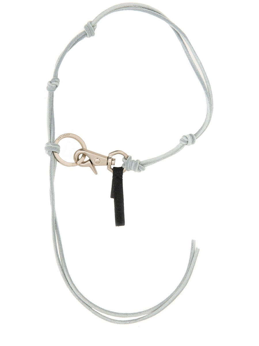 Our Legacy Men Leather Keychain OUR LEGACY