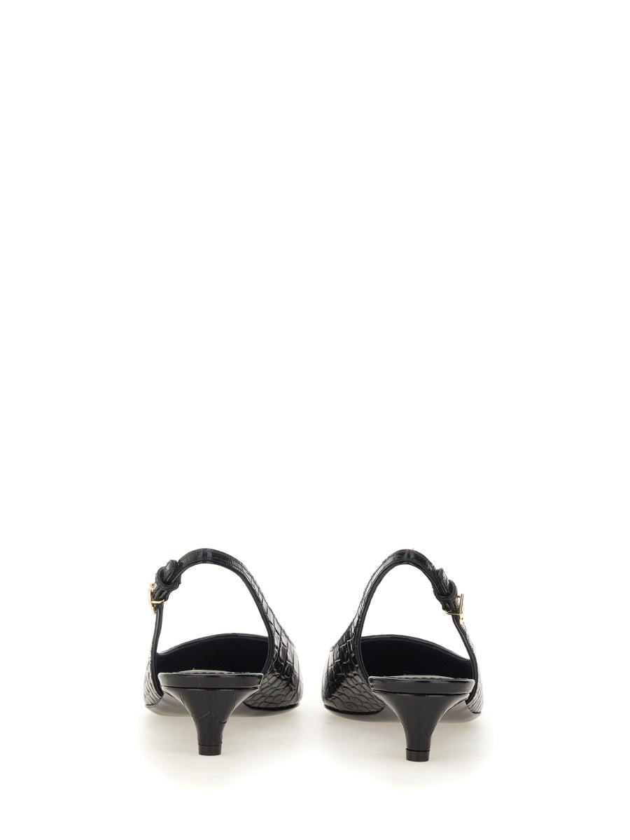 Dolce & Gabbana Women Slingback With Logo DOLCE & GABBANA