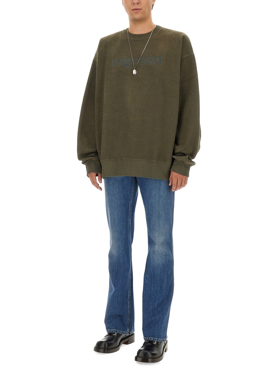 Alexander Mcqueen Men Sweatshirt With Logo ALEXANDER MCQUEEN