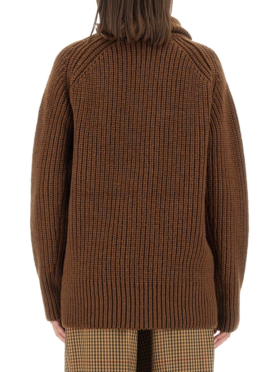 Dries Van Noten Women Shirt With Zip. DRIES VAN NOTEN