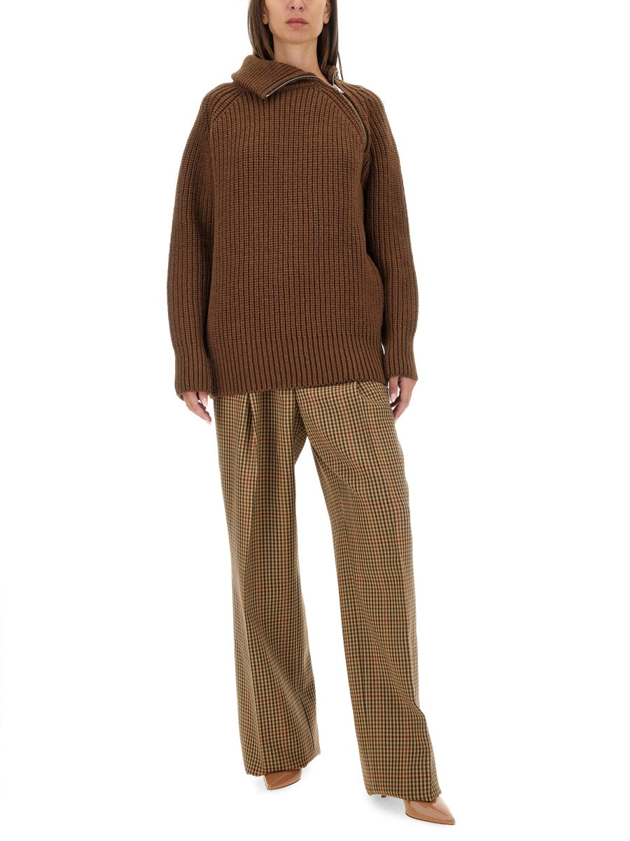 Dries Van Noten Women Shirt With Zip. DRIES VAN NOTEN