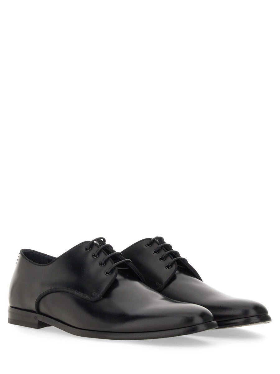 Dolce & Gabbana Men Leather Derby. DOLCE & GABBANA
