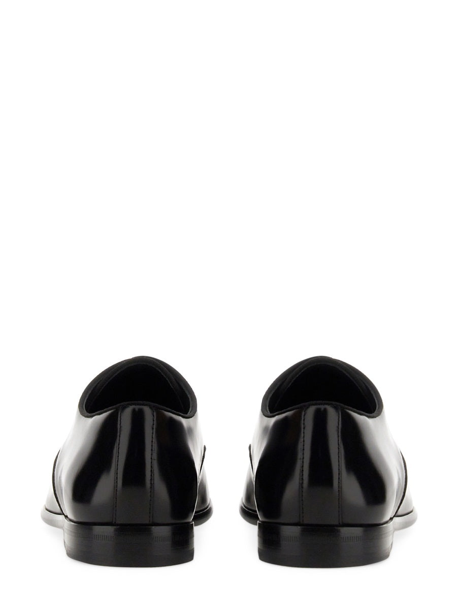 Dolce & Gabbana Men Leather Derby. DOLCE & GABBANA