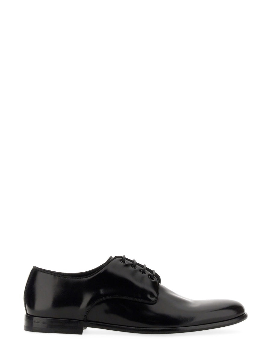 Dolce & Gabbana Men Leather Derby. DOLCE & GABBANA