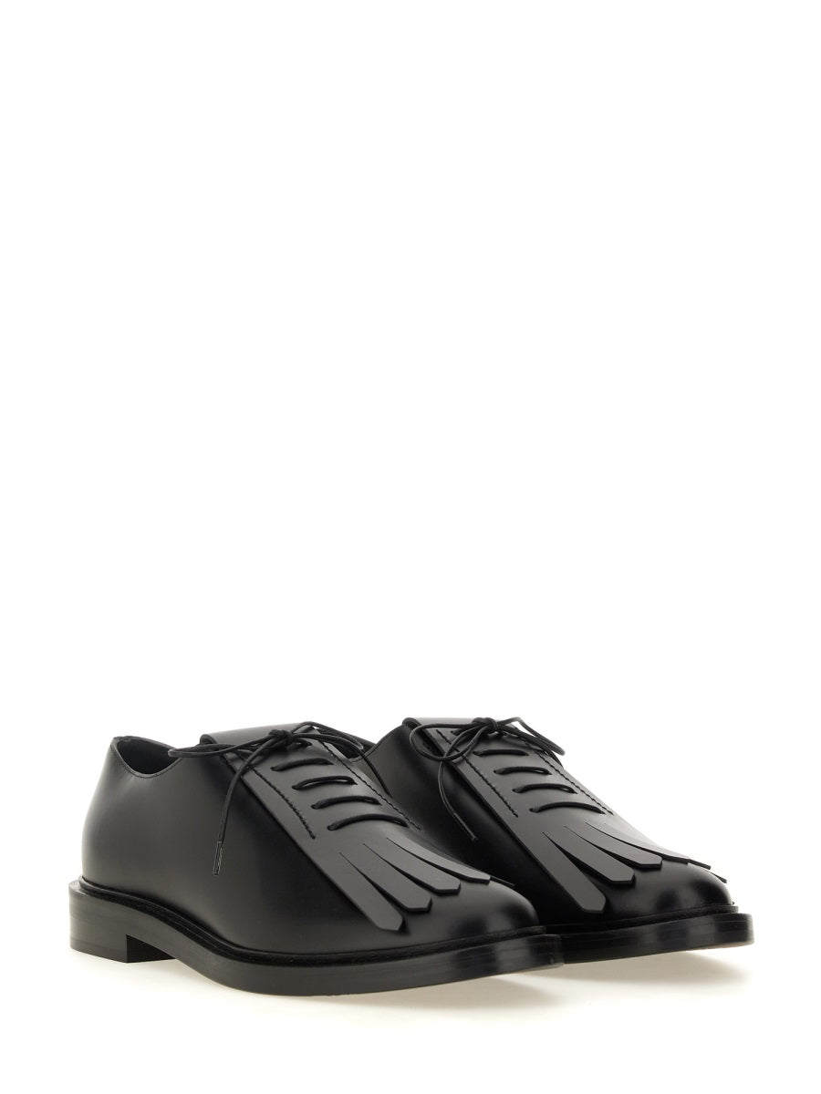 Max Mara Women Leather Derby. MAX MARA