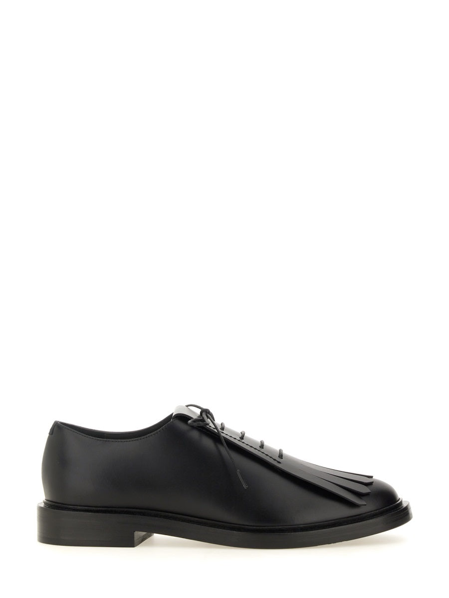 Max Mara Women Leather Derby. MAX MARA