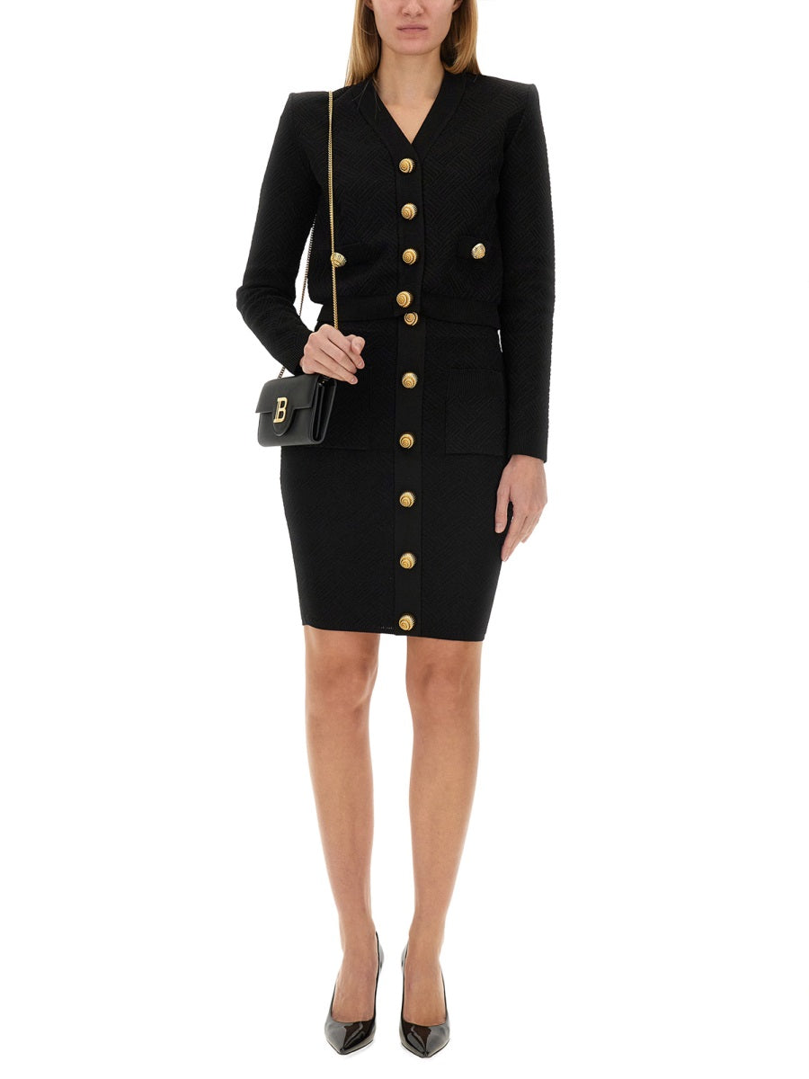 Balmain Women "Vichy" Knit Skirt BALMAIN